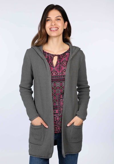 Strickjacke Uta  - grey