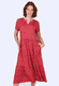 Kleid Ivia flowerdance - raspberry