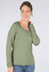 Langarmshirt Philia - olive