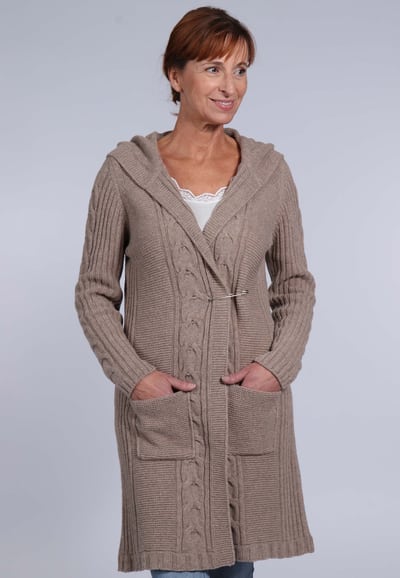 Strickmantel Lunari - camel