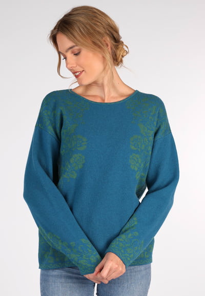 Strickpullover Flekka - lake