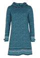 Strickkleid Helle Flower - lake