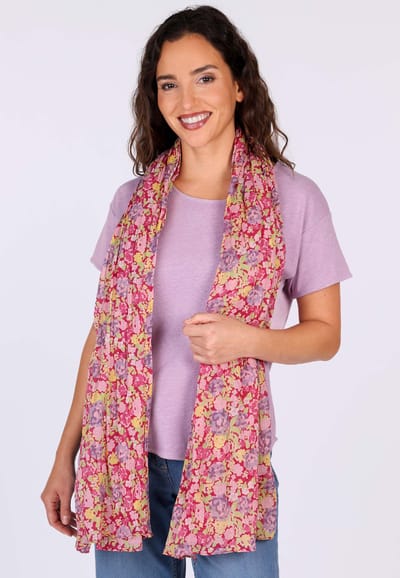 Tuch Leja garden  - cerise