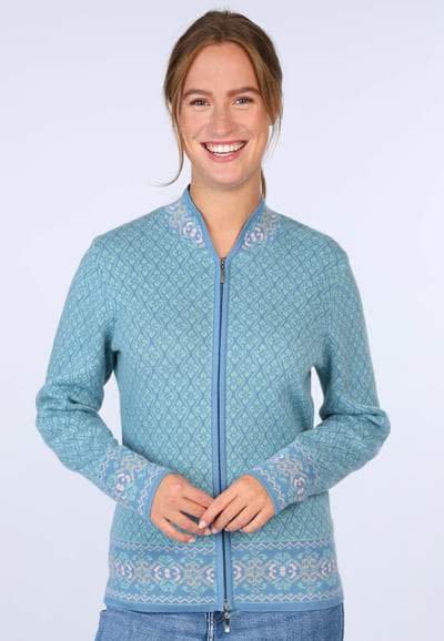 Strickjacke Nila  - swedish blue