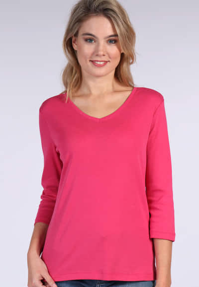 Langarmshirt Ludowika - pink
