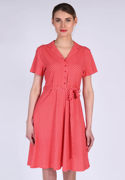 Kleid Clementine diamond - peach
