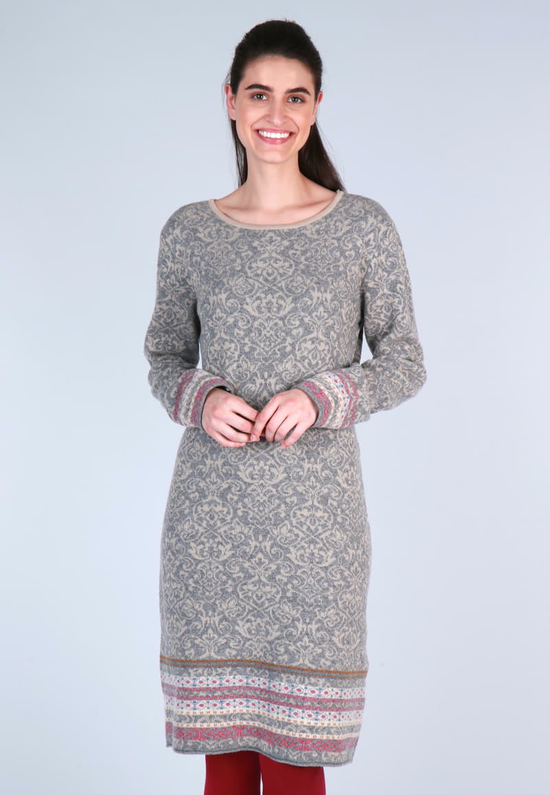 Strickkleid Suri oriental - grey