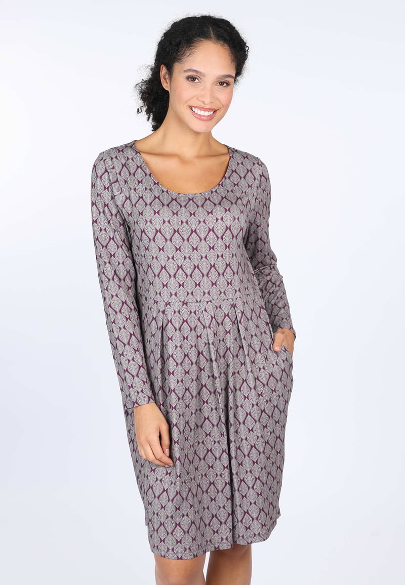 Kleid Jolente leaves - mouse