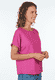 T-Shirt Vroni solid - raspberry