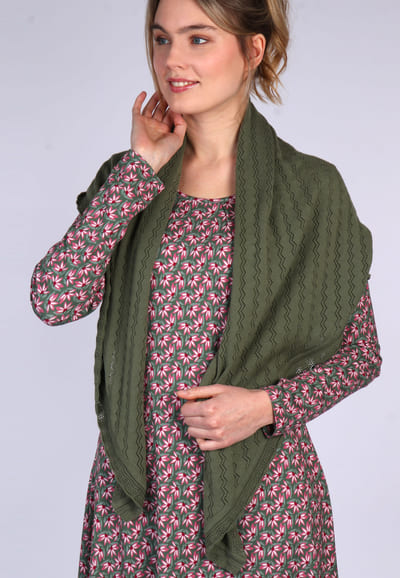 Dreieckstuch Lisa - olive