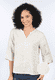 Leinenbluse Emine dancing dot - sand