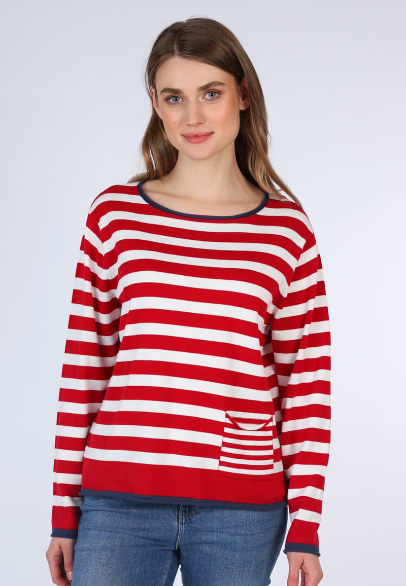 Strickpullover Minna  - red