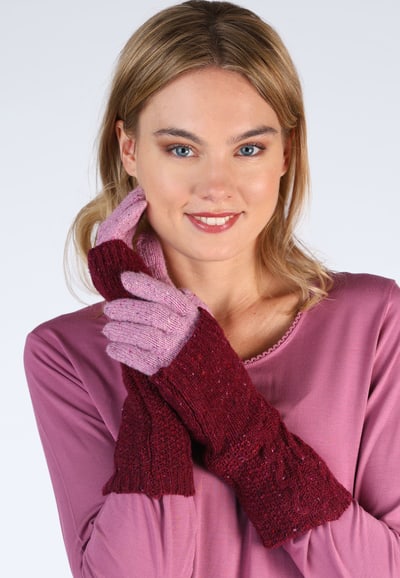 Handschuhe Liebella solid - purple