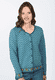 Strickjacke Hedie  - lake