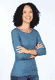 3/4-Arm Shirt Mya  - indigo