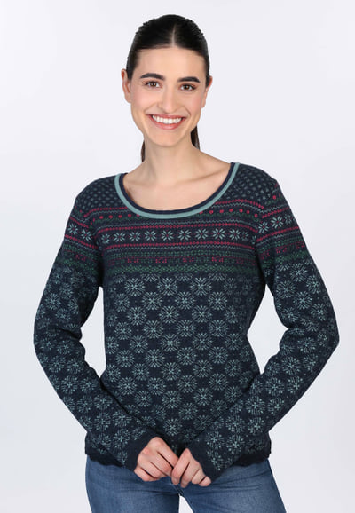 Strickpullover Gretje  - navy