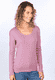 Langarmshirt Malin  - dusty orchid