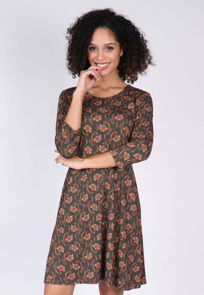 Kleid Remi flower dance - thyme