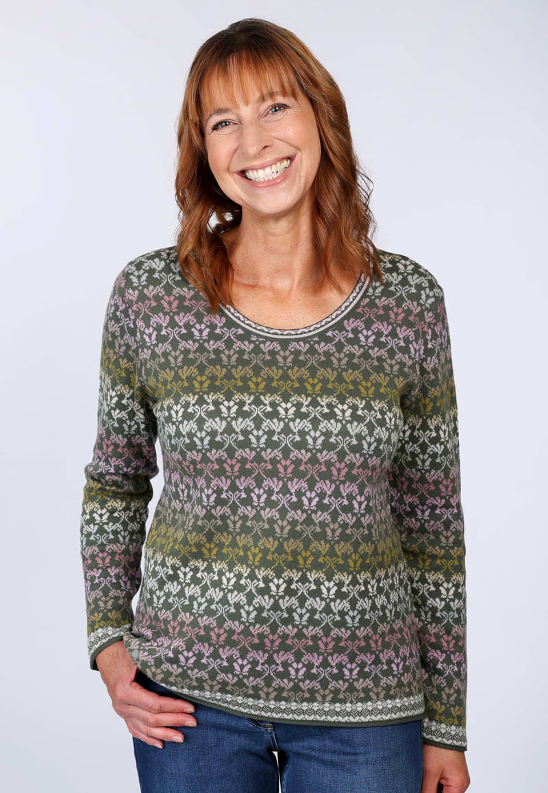 Strickpullover Josefine shade - thyme