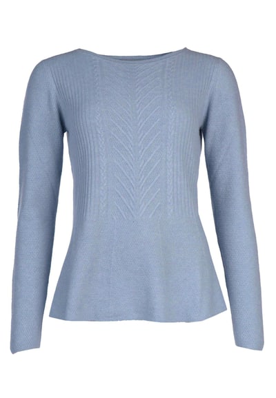 Strickpullover Elona - mosaic blue