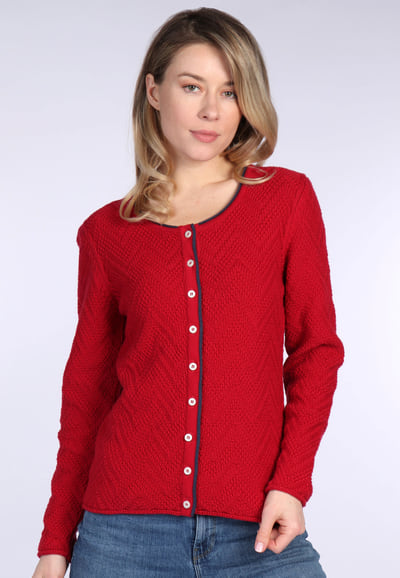Strickjacke Riani - red