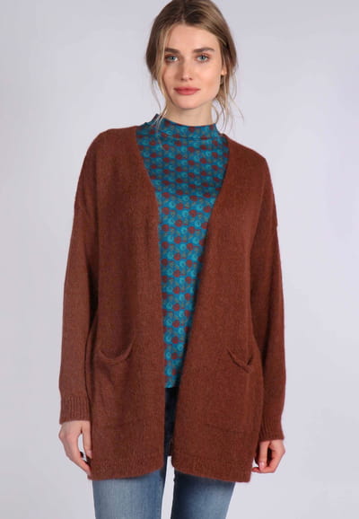 Strickjacke Tati - henna