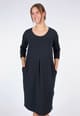 Kleid Jola solid - black