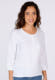 3/4-Arm-Shirt Janitara  - white