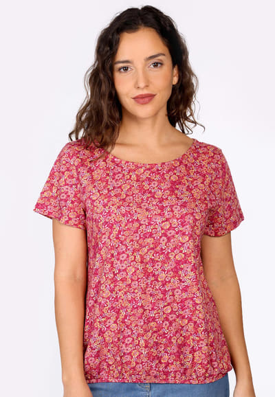 T-Shirt Linde - cerise