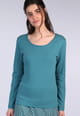 Langarmshirt Sandra  - deep ocean