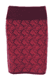 Strickrock Gabi jacquard - dark grape