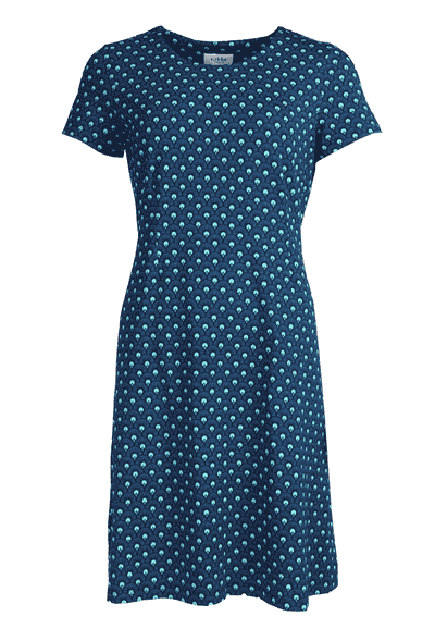 Dress Jolie spring bow - navy