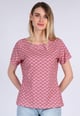 T-Shirt Zoe spring feather - magenta