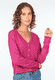Strickjacke Valea - raspberry