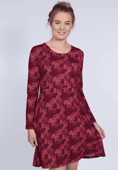 Kleid Eleonor - burgundy