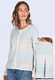 Strickjacke Kadir gradient  - ivory