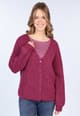 Strickjacke Jule  - red wine