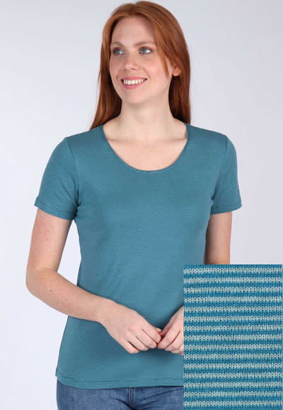 T-Shirt Sarina - deep ocean