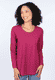 Langarmshirt Nore - red wine