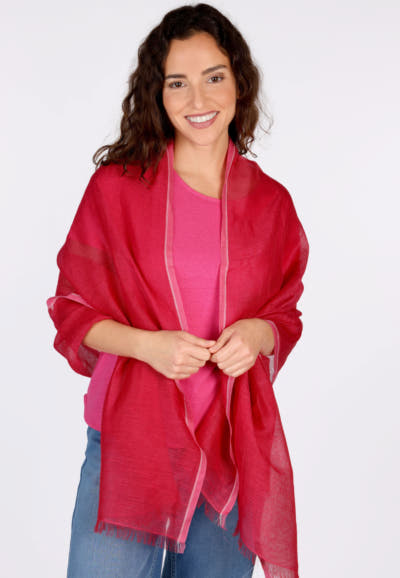 Tuch Rue  - cerise