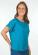 T-Shirt Vroni solid - ocean