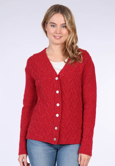 Strickjacke Beris - red