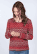 Strickpullover Josefine shade - rubin