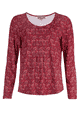 Langarmshirt Malyara - wine