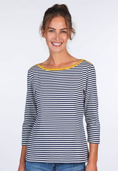 3/4 Arm-Shirt Daria  - navy