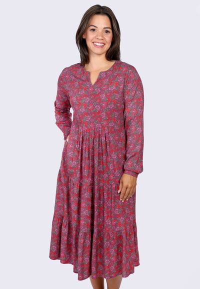 Kleid Iyvanna  - plum