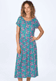 Kleid Masalita oriental - ocean