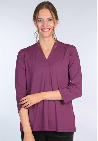 3/4-Arm-Shirt Lilitha - plum