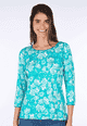 Shirt Mabel flower field - horizon