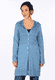 Strickmantel Brenda  - blue shadow